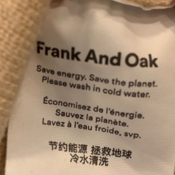 Frank And Oak Sweater – Size Large - Picture 8 of 8